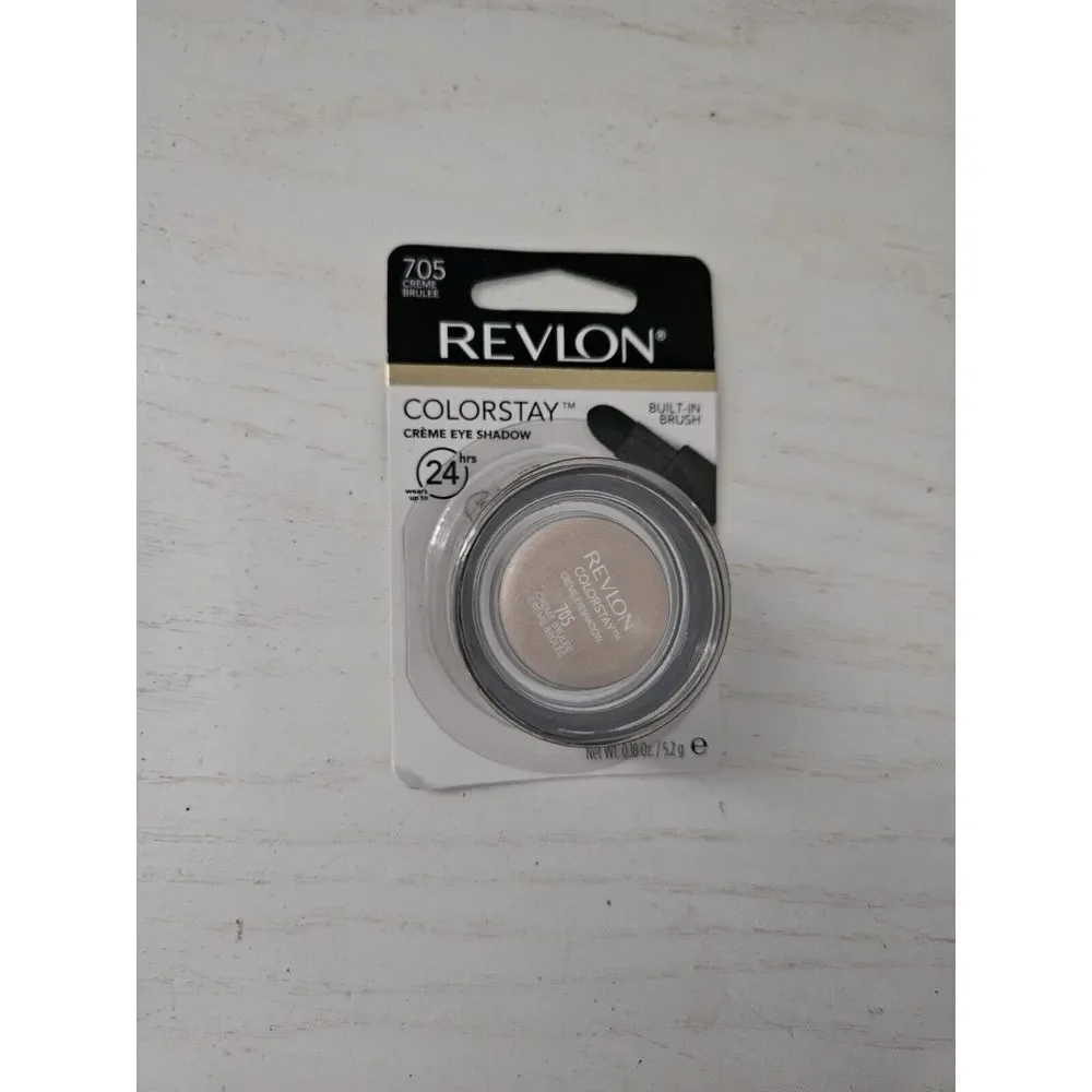 Revlon Colorstay Creme‎ Eyeshadow BUILT IN BRUSH 705 CREME BRULEE Lot 2017 New